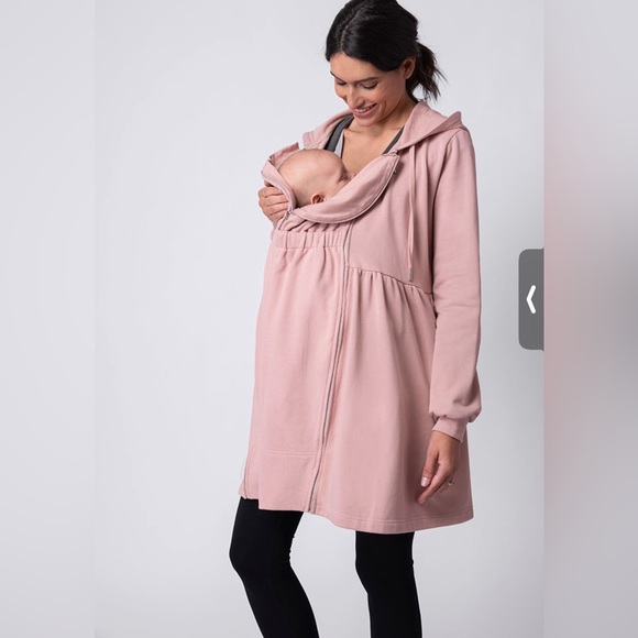 Seraphine Tops - Seraphine 3 in 1 Frill Waist Babywearing Tunic M NWTS